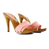 12cm heels coral mules by kiara shoes