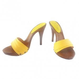 12cm heels yellow mules kiara shoes 2