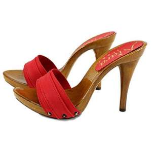 zoccoli rossi tacco 12 kiara shoes