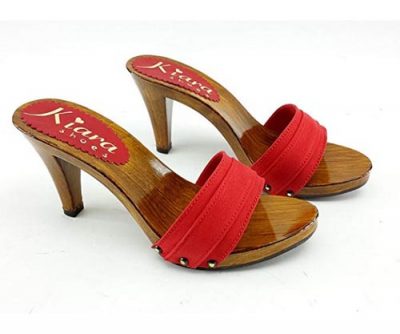 kiara shoes Red Plinth Heel 9