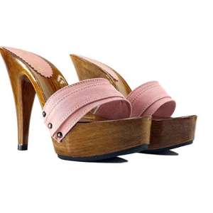 zoccoli rosa tacco 13 kiara shoes