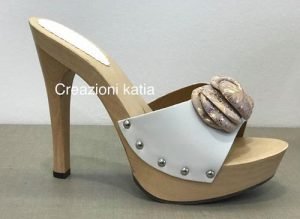 Creazioni Katia zoccoli sexy con fiocco