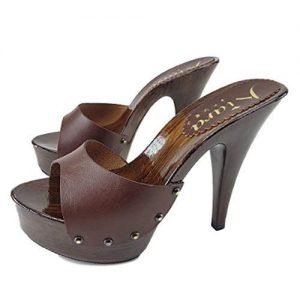 Kiara shoes mules in Brown Leather