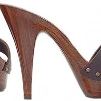 kiara shoes zoccoli donna alti con fascia fine