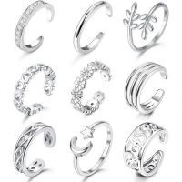 Set anelli per piedi in argento